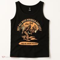 Disc Golf Not All Who Wander Are Lost Tank Top thumb 2