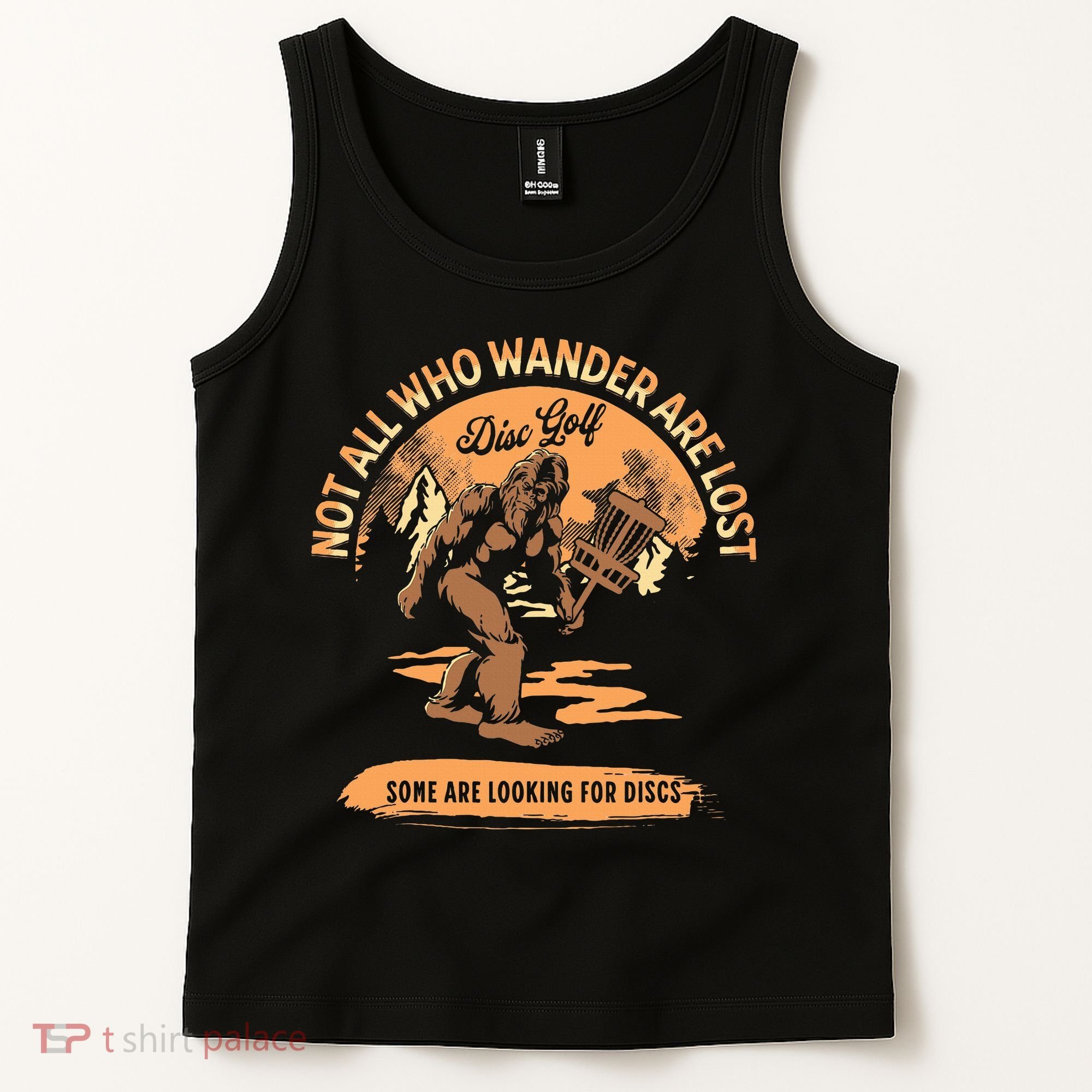 Disc Golf Not All Who Wander Are Lost Tank Top