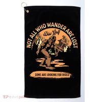 Disc Golf Not All Who Wander Are Lost Golf Towel thumb 0