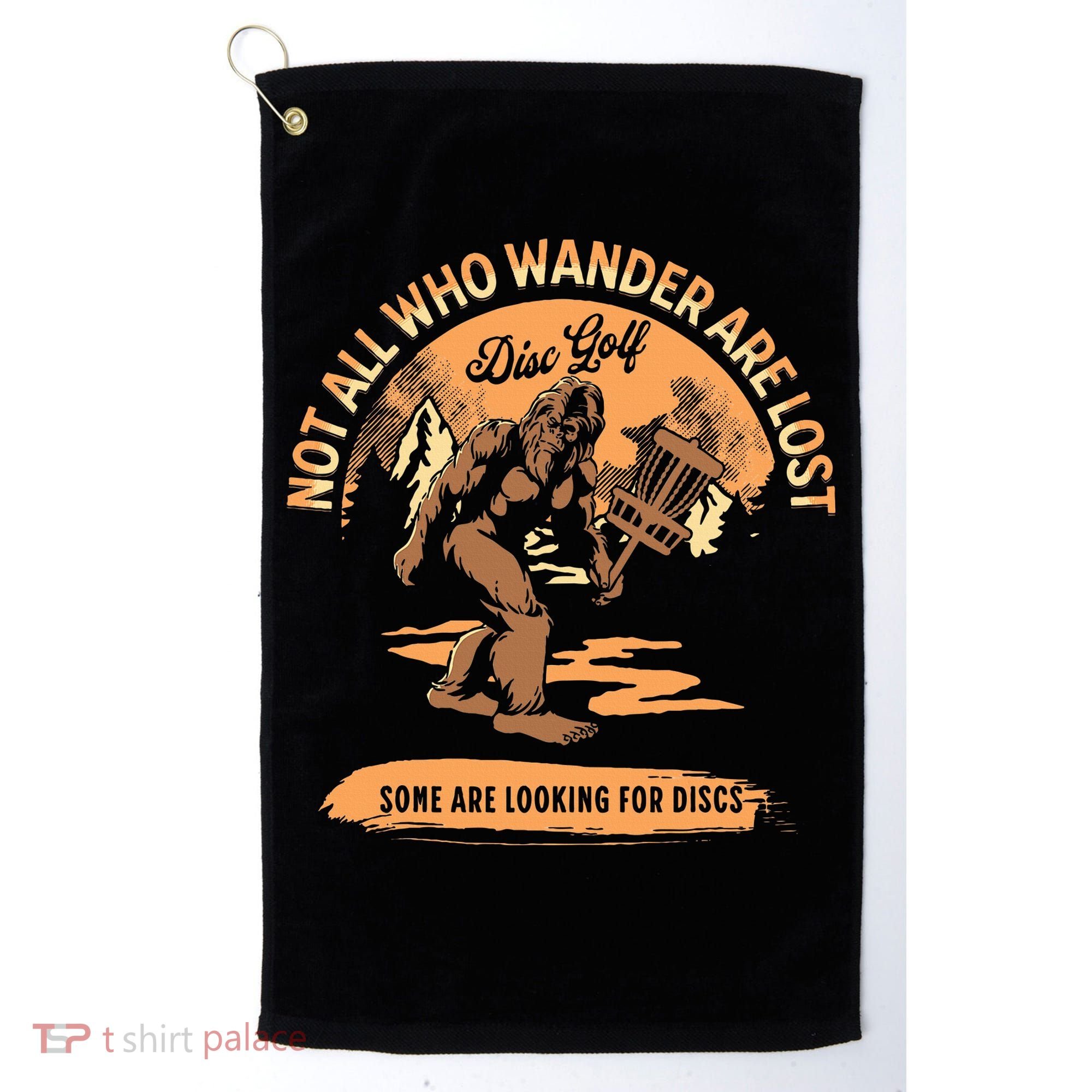 Disc Golf Not All Who Wander Are Lost Golf Towel