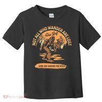 Disc Golf Not All Who Wander Are Lost Toddler T-Shirt thumb 0
