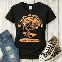 Disc Golf Not All Who Wander Are Lost Women's T-Shirt thumb 3