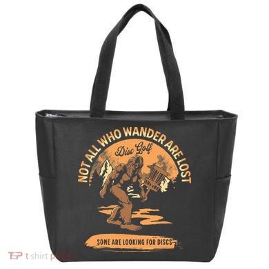 Disc Golf Not All Who Wander Are Lost Tote Bag