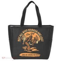 Disc Golf Not All Who Wander Are Lost Tote Bag thumb 0
