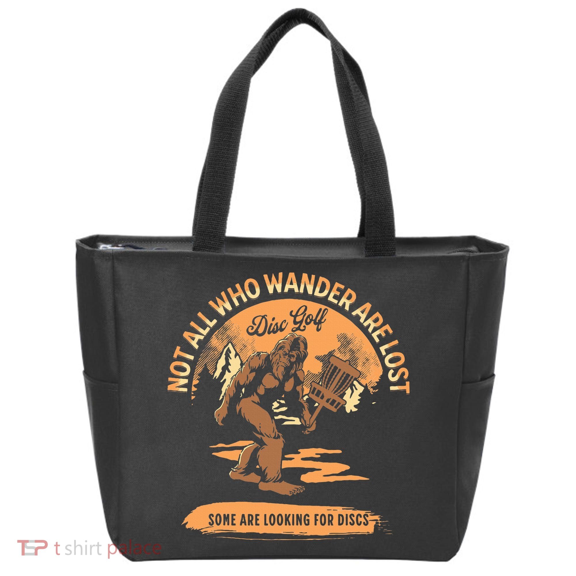 Disc Golf Not All Who Wander Are Lost Tote Bag