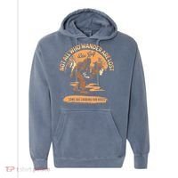 Disc Golf Not All Who Wander Are Lost Comfort Colors Garment-Dyed Hooded Sweatshirt thumb 0