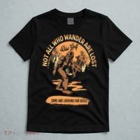 Disc Golf  Not All Who Wander Are Lost Funny Sarcastic T-Shirt thumb 5