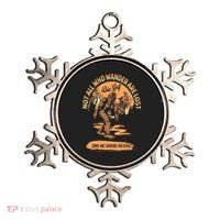 Disc Golf  Not All Who Wander Are Lost Funny Sarcastic Ornament thumb 0