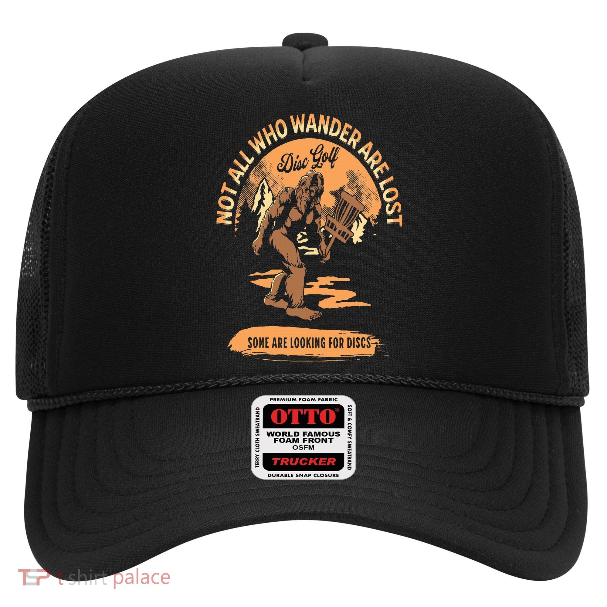 Disc Golf  Not All Who Wander Are Lost Funny Sarcastic Hat