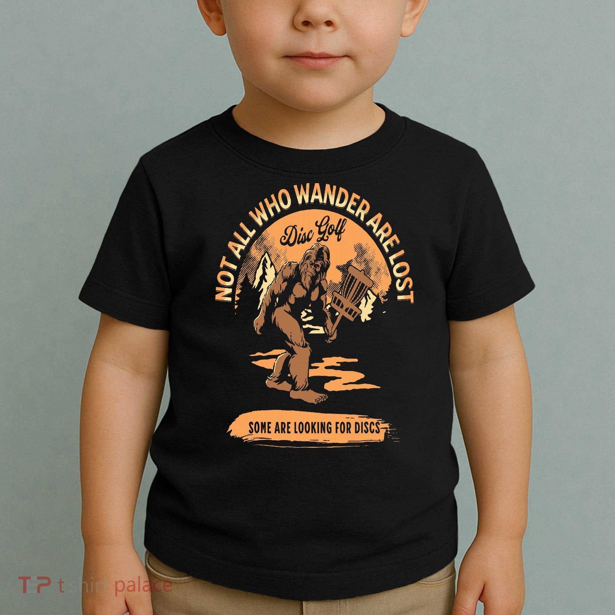 Disc Golf  Not All Who Wander Are Lost Funny Sarcastic Toddler T-Shirt