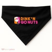 Dink'n Go Nuts Pickleball Paddle TShirt USA-Made Doggie Bandana thumb 0