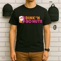 Dink'n Go Nuts Pickleball Paddle TShirt T-Shirt thumb 6