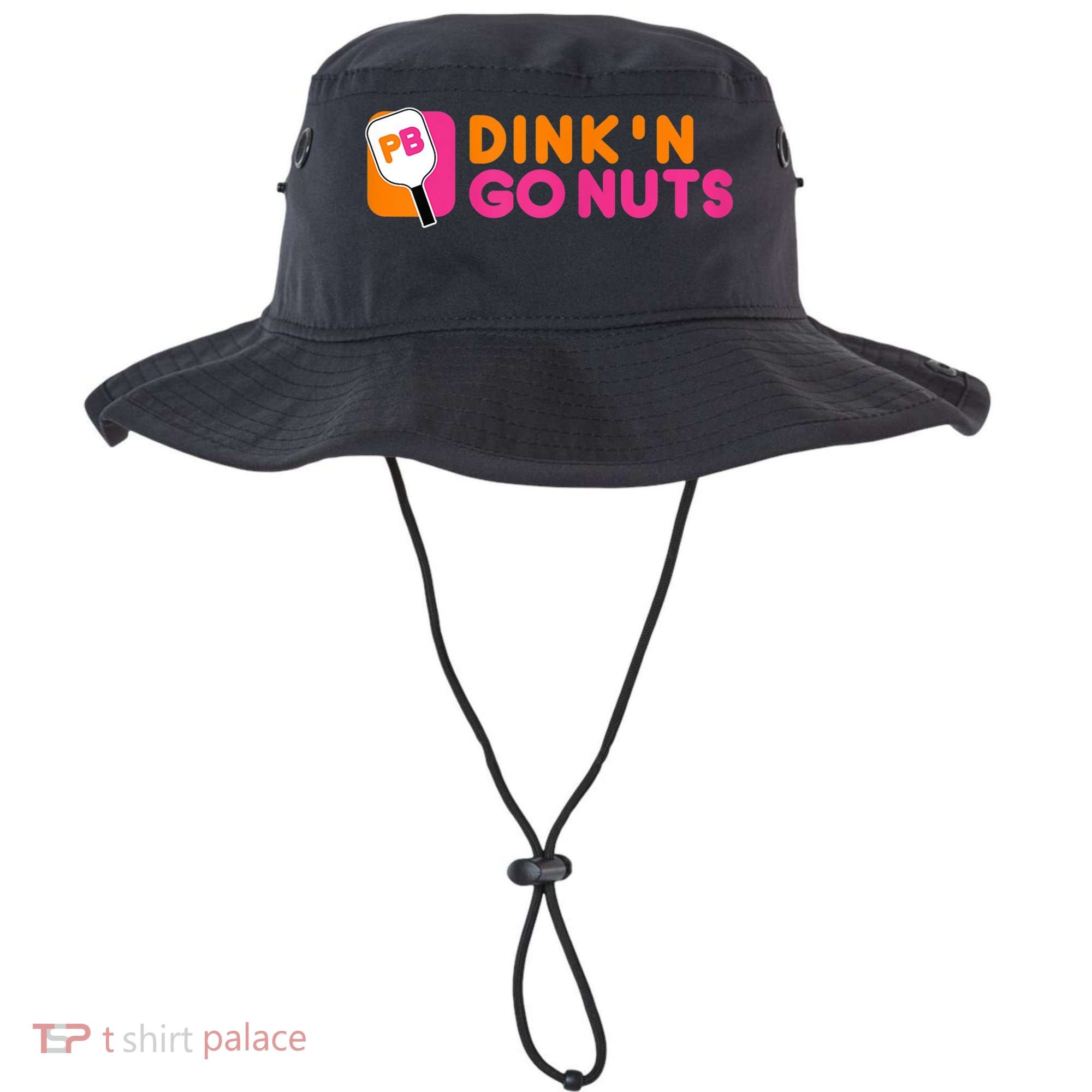 Dink'n Go Nuts Pickleball Paddle TShirt Bucket Hat