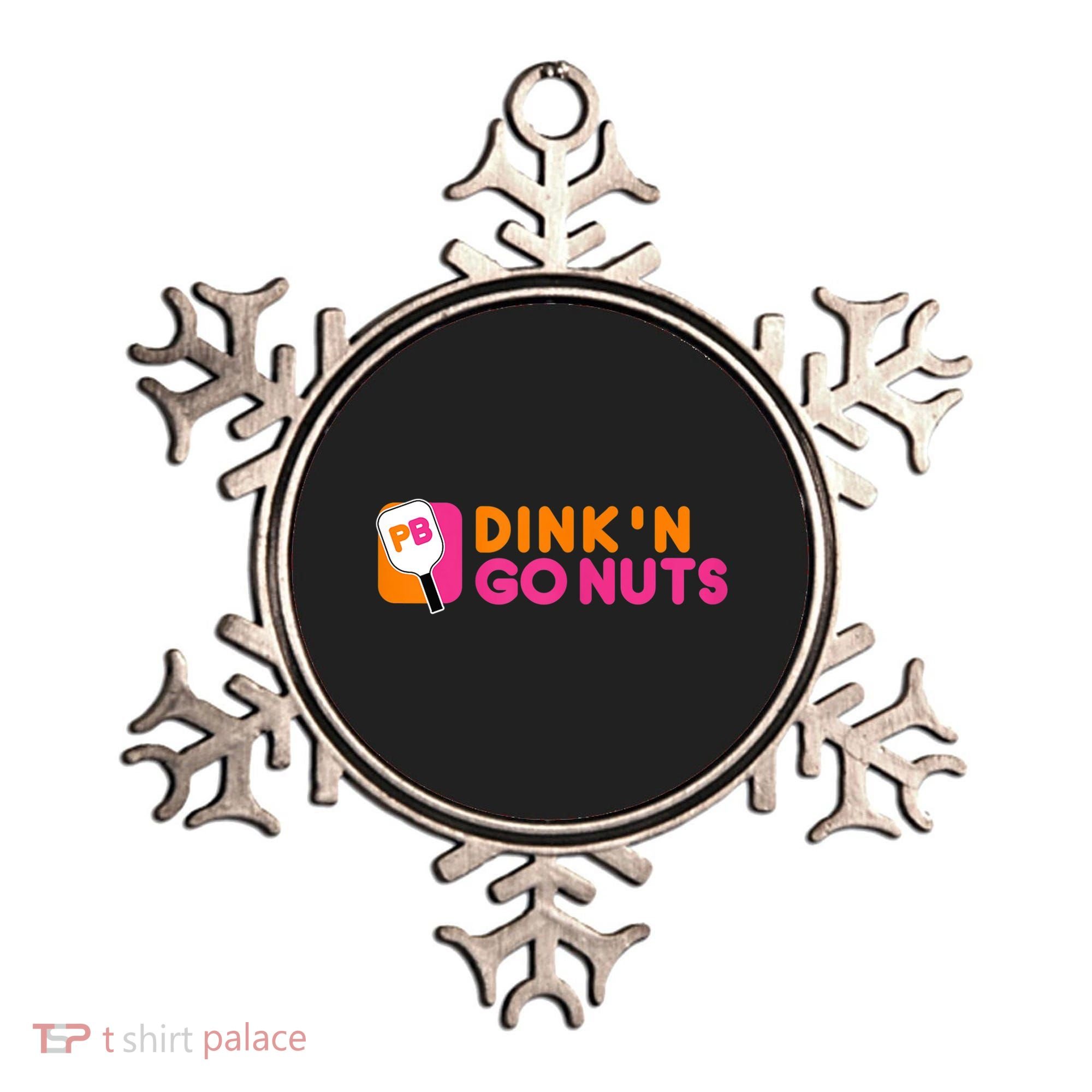 Dink'n Go Nuts Pickleball Paddle TShirt Ornament