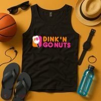 Dink'n Go Nuts Pickleball Paddle TShirt Tank Top thumb 4