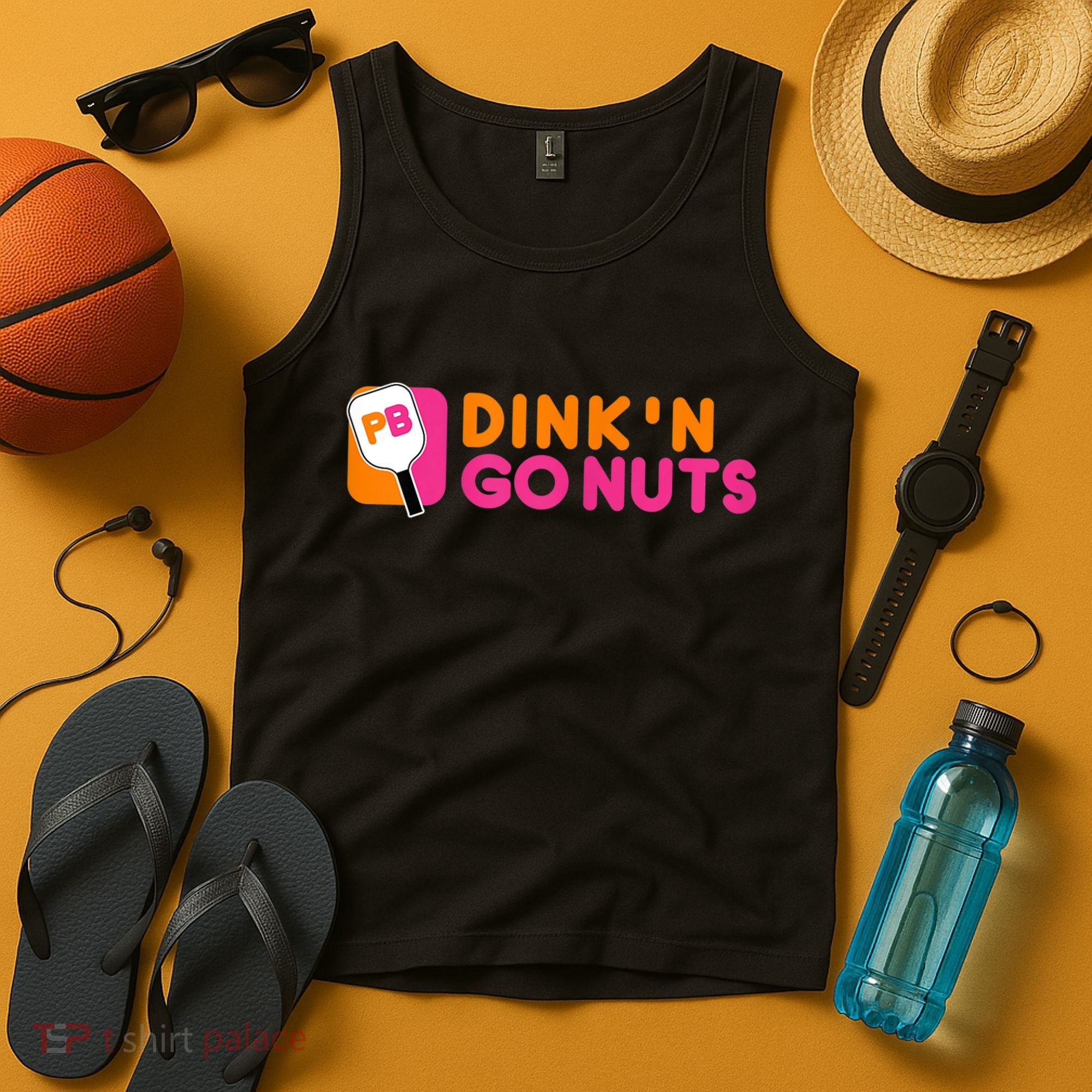 Dink'n Go Nuts Pickleball Paddle TShirt Tank Top