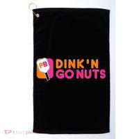 Dink'n Go Nuts Pickleball Paddle TShirt Golf Towel thumb 0