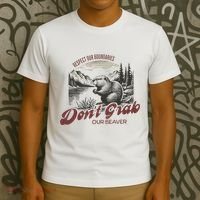 DonT Grab Our Beaver Respect Our Boundaries T-Shirt thumb 3