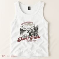 DonT Grab Our Beaver Respect Our Boundaries Tank Top thumb 2