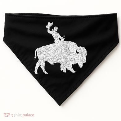 Distressed Guy On A Buffalo USA-Made Doggie Bandana