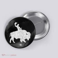Distressed Guy On A Buffalo Button thumb 0