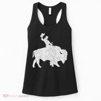 Distressed Guy On A Buffalo Women's Tank Top thumb 0