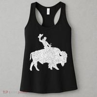 Distressed Guy On A Buffalo Women's Tank Top thumb 3