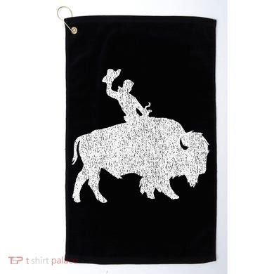 Distressed Guy On A Buffalo Golf Towel