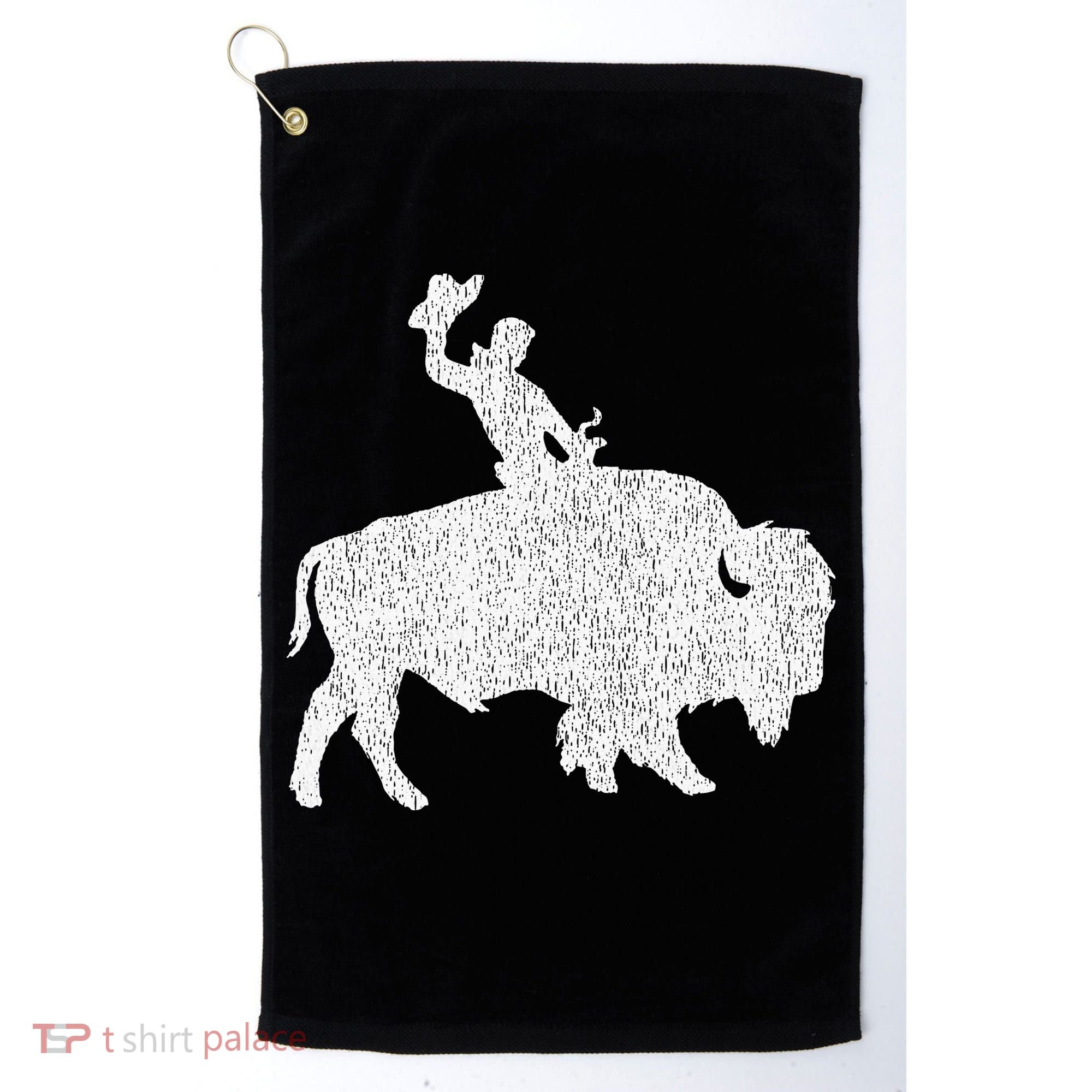 Distressed Guy On A Buffalo Golf Towel