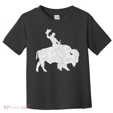 Distressed Guy On A Buffalo Toddler T-Shirt
