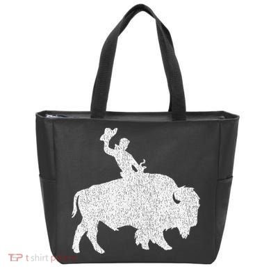 Distressed Guy On A Buffalo Tote Bag