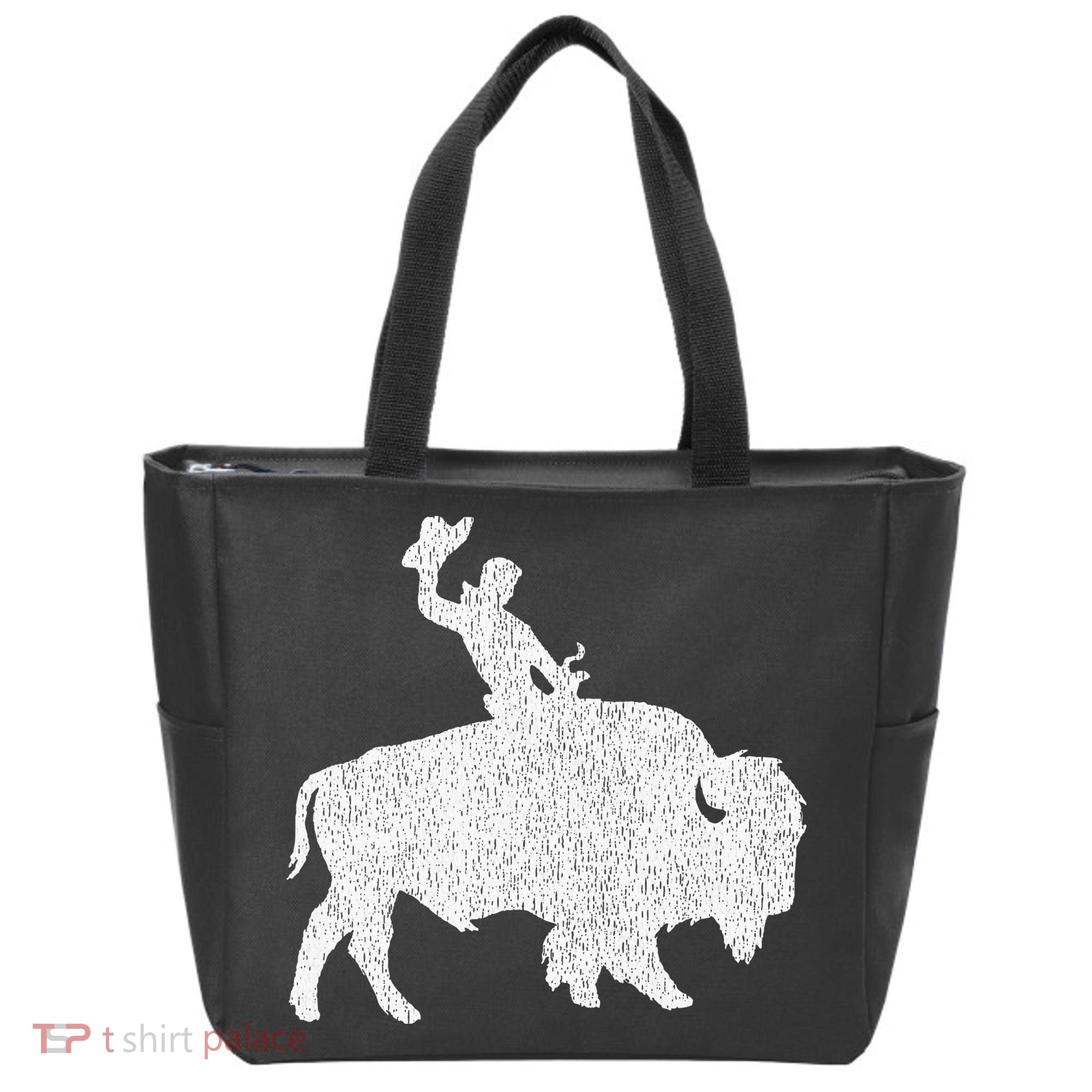 Distressed Guy On A Buffalo Tote Bag
