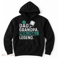 Dad Grandpa Pickleball Legend Player Funny Pickle Ball Hoodie thumb 0