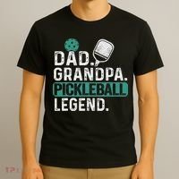 Dad Grandpa Pickleball Legend Player Funny Pickle Ball T-Shirt thumb 3
