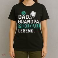 Dad Grandpa Pickleball Legend Player Funny Pickle Ball T-Shirt thumb 4