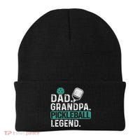 Dad Grandpa Pickleball Legend Player Funny Pickle Ball Beanie thumb 0