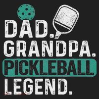 Dad Grandpa Pickleball Legend Player Funny Pickle Ball Beanie thumb 2