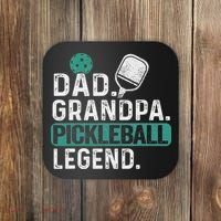 Dad Grandpa Pickleball Legend Player Funny Pickle Ball Coaster thumb 0