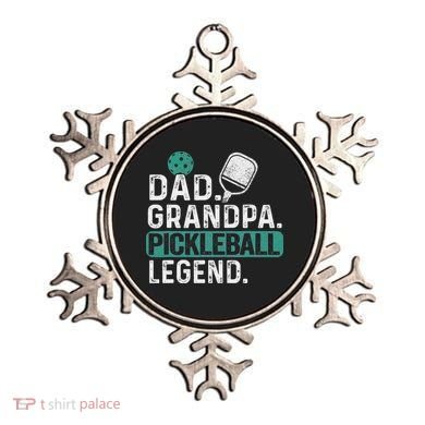 Dad Grandpa Pickleball Legend Player Funny Pickle Ball Ornament