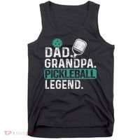 Dad Grandpa Pickleball Legend Player Funny Pickle Ball Tank Top thumb 0