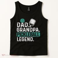 Dad Grandpa Pickleball Legend Player Funny Pickle Ball Tank Top thumb 2