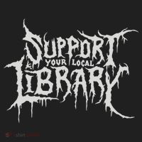 Death Gothic Print Support Your Local Library Style Lovers  Women's Sweatshirt thumb 2
