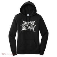 Death Gothic Print Support Your Local Library Style Lovers  Women's Hoodie thumb 0
