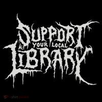 Death Gothic Print Support Your Local Library Style Lovers  Women's Hoodie thumb 2