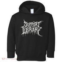 Death Gothic Print Support Your Local Library Style Lovers  Toddler Hoodie thumb 0