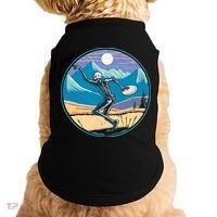 Disc Golf Player Skeleton Disc Golfer Funny Outdoor Nature Doggie Tank thumb 0