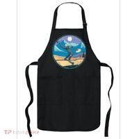 Disc Golf Player Skeleton Disc Golfer Funny Outdoor Nature Apron thumb 0