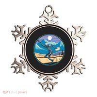 Disc Golf Player Skeleton Disc Golfer Funny Outdoor Nature Ornament thumb 0