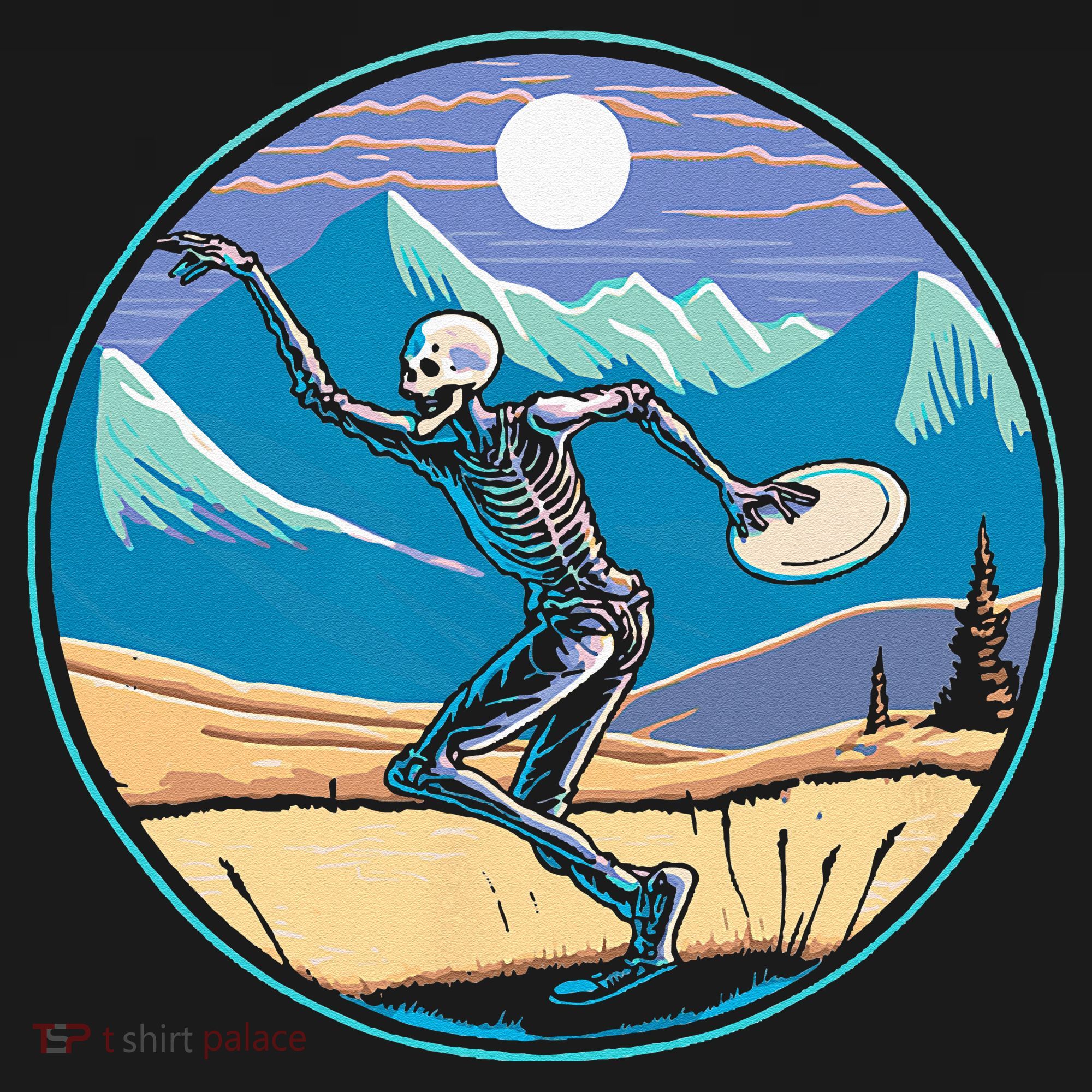 Disc Golf Player Skeleton Disc Golfer Funny Outdoor Nature Baby Bodysuit