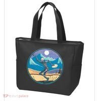 Disc Golf Player Skeleton Disc Golfer Funny Outdoor Nature Tote Bag thumb 3